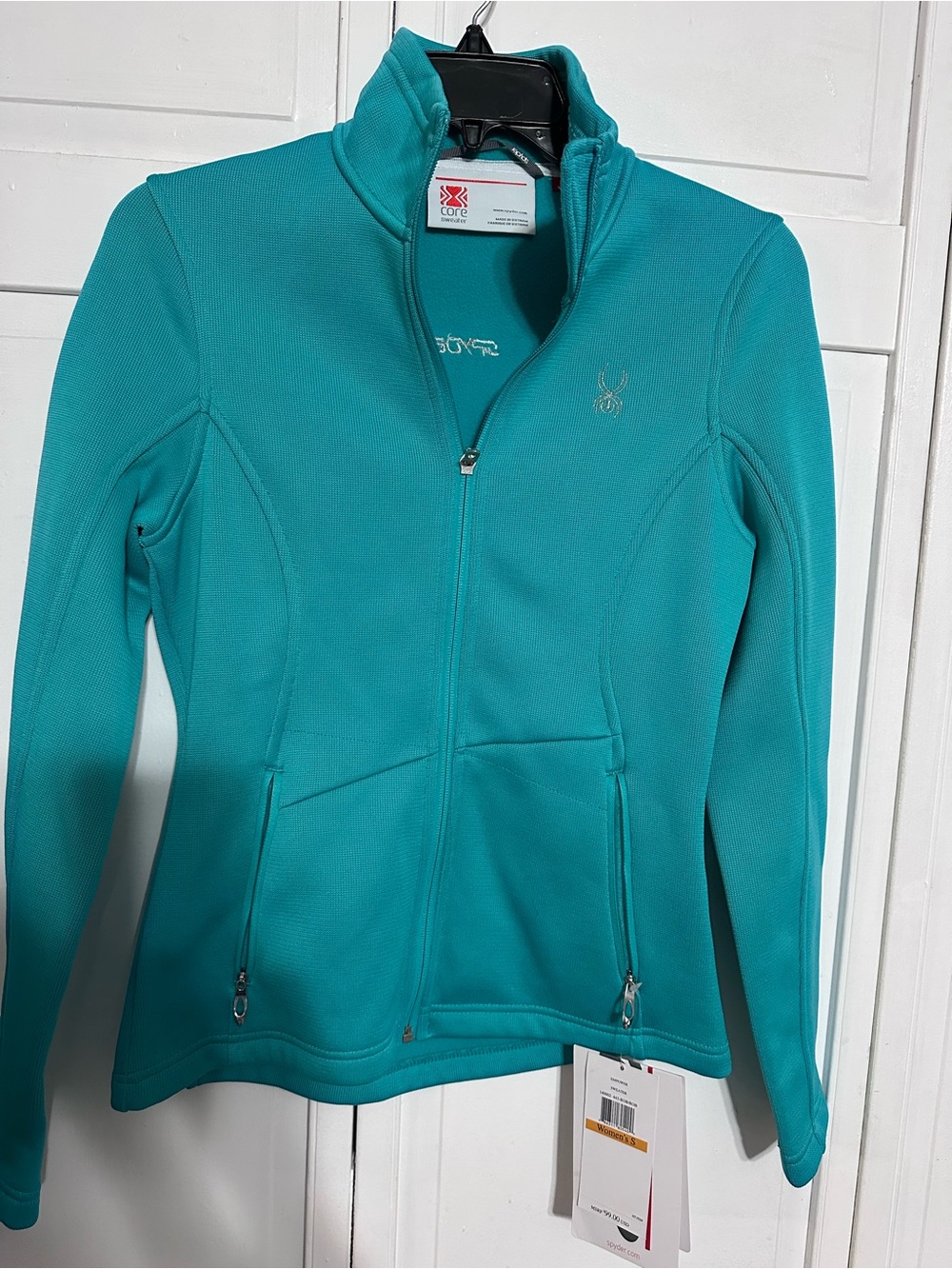 Spyder Women's Teal Full-Zip Utility Jacket